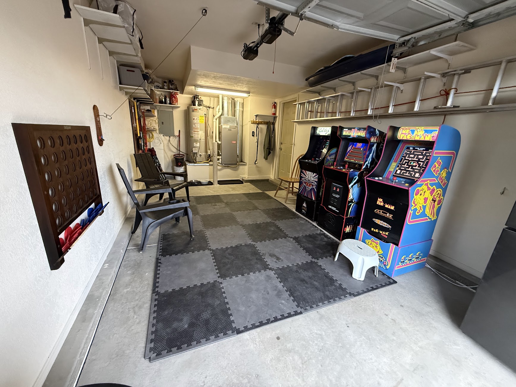 Game Room in the Garage