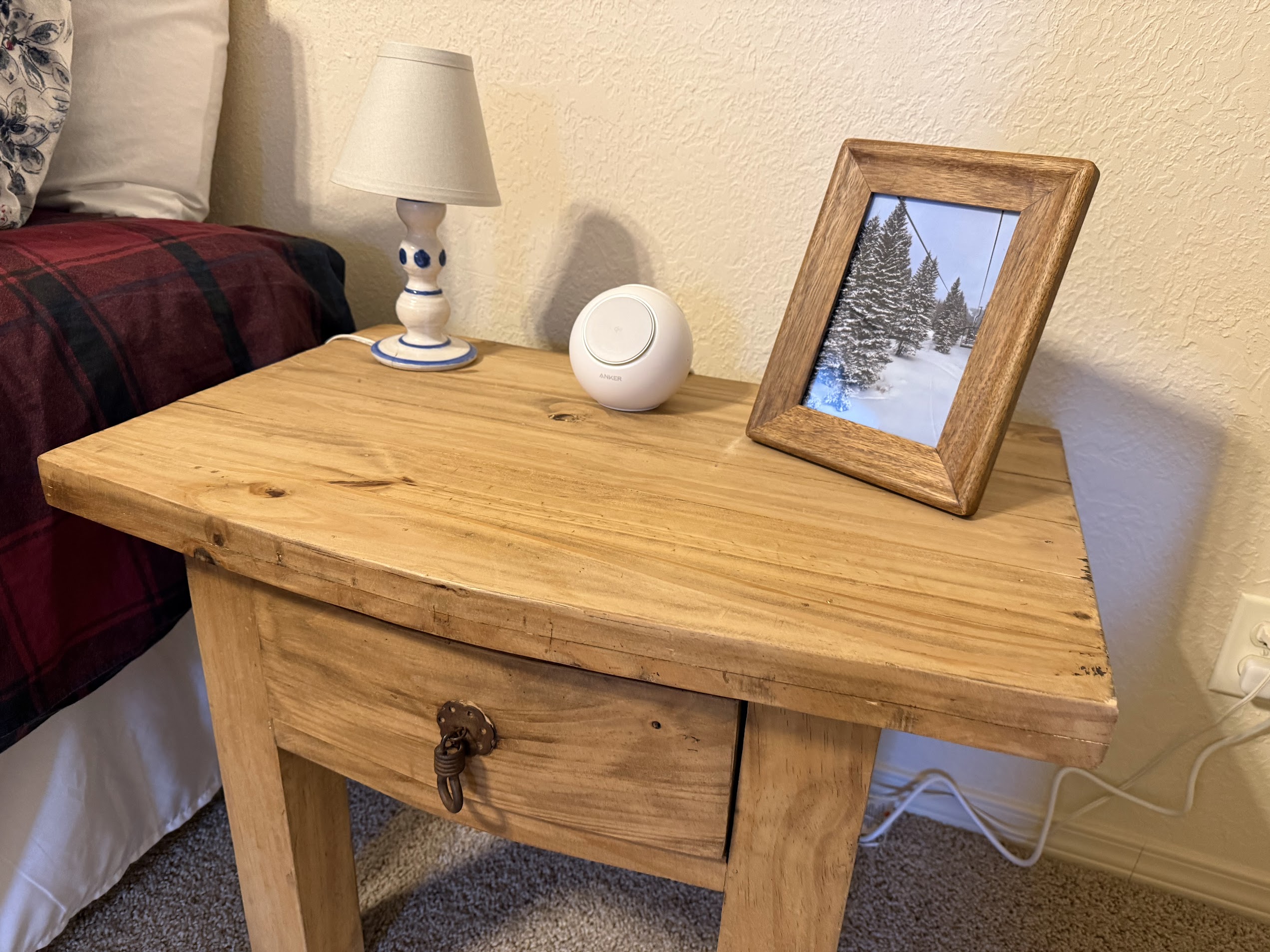Charger on Nightstand